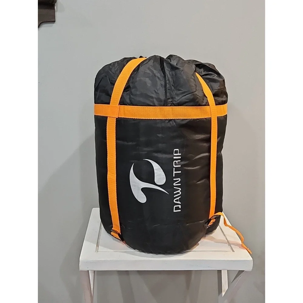 Dawn Trip Electric Black & Orange (45°) Sleeping Bag- Super Light &‎ Compact